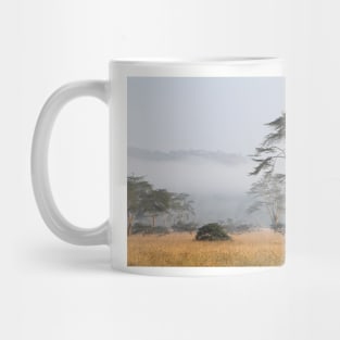 Morning Ritual in the Fog. Lake Nakuru, Kenya. Mug